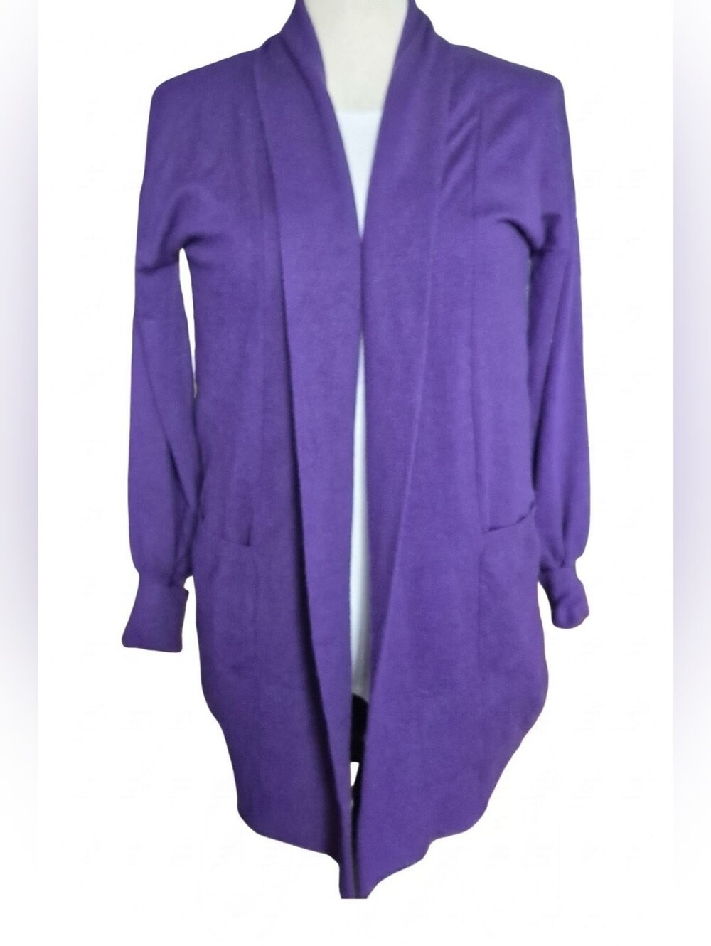 NWT Northern Reflections Open Front Sweater Size M